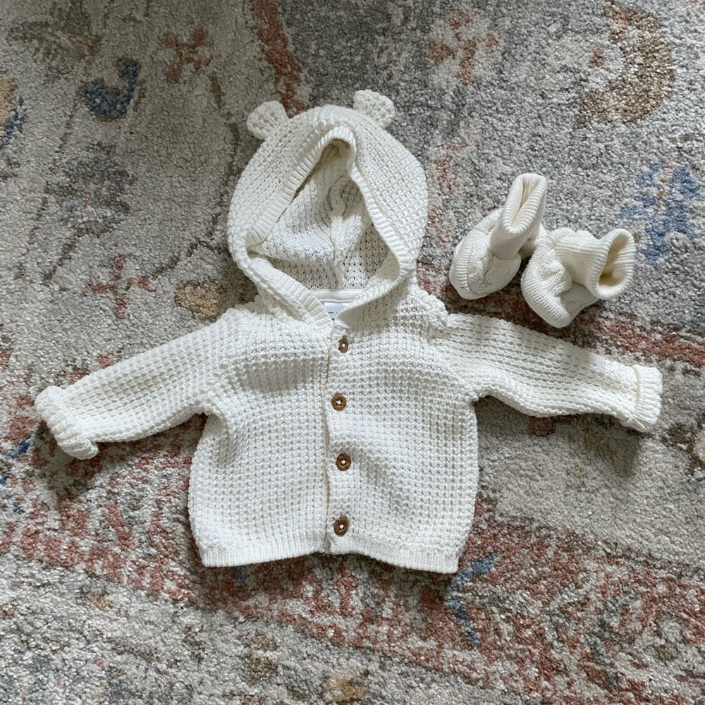 Cable Knit Baby Set